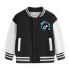 Abrigo de niño otoño e invierno Nuevo abrigo de niño de todo fósforo para niños medianos y grandes con forro polar de grosor medio, ropa de béisbol informal para niños