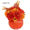 Crisântemo Artificial para Decoração de Casa Transfronteiriça Flor Artificial Casamento Hotel Vaso Arranjo de Flores Colocação em Mesa