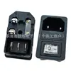 Ac-01 Producto Certificado Clase II CCC Socket Tres en Uno Tipo Tarjeta 2 Pines Todo Cobre Fusible Único con Luz Sin Cable a Tierra
