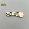 Atacado do Fabricante Hebei Varejo Acessórios de Ferragens para Malas Cabeça de Zíper Dourado Cromado Redondo Gota d'Água Peça Elegante