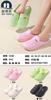 Sandalias Casuales de Verano para Exterior, Tipo Slip-On con Puntera Cerrada, Sandalias Casuales de Malla Transpirable, Pantuflas Planas para Casa Interior