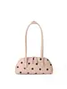 Bolso Boston de Estilo Coreano Transfronterizo Más Vendido con Diseño de Lunares, Bolso de Hombro para Mujer, Bolso de Mano y Hombro Versátil de Alta Gama