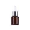 Em Estoque Frasco Dispensador de Líquido Original 15ml, Frasco para Óleo Essencial, Frasco de Vidro com Conta-gotas de Ombro Inclinado, Frasco para Sérum, Frasco para Amostra Cosmética