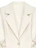 Ropa para Mujer Estilo Europeo y Americano 2026 Otoño Nuevo Elegante Versátil Patchwork Con Cordones Blazer para Mujer