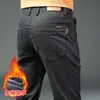 Calça Business Casual de Outono para Homens 2026 Novo Estilo Elástica Slim Fit de Alta Qualidade para Homens de Meia-Idade Estilo Primavera e Outono Masculino