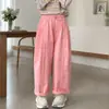 Pantalones de algodón para niñas, nuevos estilos de primavera y otoño, versátiles y modernos, pantalones de pierna ancha para niños mayores, ropa casual para niños