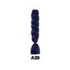100g Rastas Africanas Monocromáticas Fibra Química Seda de Alta Temperatura Trenzas Grandes Jumbo Cabello para Trenzar Peluca de Rastas