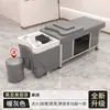 Cama de Lavado de Cabello para Salones de Belleza de Exportación Transfronteriza, Cama de Masaje Terapéutico para la Cabeza Especializada con Vapor y Circulación de Agua, Cama Totalmente Reclinable para Salones de Belleza y Peluquerías