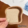 Divertidos y originales pegatinas para flequillo con temática de comida, suave y linda gorra de chef de dibujos animados, pegatinas mágicas infantiles con forma de pan, herramienta para arreglar el cabello para niñas