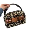 Bolsa de Maquillaje Portátil de Aspecto Elegante para Viaje, Bolsa de Almacenamiento de Maquillaje Vertical de Gran Capacidad, Bolsa de Mano, Estuche Portátil de Almacenamiento para Maquillaje
