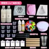 Bolsa de materiais DIY de silicone para beliscar caseiro, kit para crianças, garra de gato de silicone para beliscar, brinquedo de descompressão musical, menina