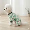 Ropa de casa de felpa para otoño e invierno, de cuatro patas, cálida y cómoda, con diseño de dibujos animados lindos, adecuada para perros pequeños y medianos, Ropa para mascotas