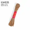 Hilo de Algodón Retorcido a Mano Estilo Xizang 10m / Pulsera de Borla Tejida a Mano con Cuentas, Cordón de Algodón No Elástico