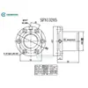 Tuerca de Tornillo de Bola Tuerca Redonda con Brida SFI/SFNI 1605 1610 2005 2505 R