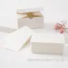Tarjeta en blanco de papel kraft redondeada tarjeta pequeña tarjeta de papel para escribir a mano tarjeta de mensaje tarjeta de palabras en inglés 200