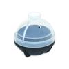 Molde redondo de silicona para hockey sobre hielo doméstico, de gran venta transfronteriza, con una sola cubierta de plástico creativa y embudo, para hielo de silicona.