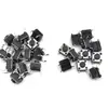 Interruptor de Tacto Ligero 6*6*4.3 5 6 7 8 10mm Enchufe Vertical de 4 Pines Smd Pin de Cobre Interruptor de Botón