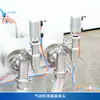 Máquina Neumática Vertical de Doble Cabezal para Llenado de Líquidos Zonesun, Máquina Semiautomática de Llenado y Dispensado para Detergente de Ropa, Jugos y Bebidas