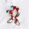 50 Novos Lenços de Seda Pequenos Lenços Quadrados Pequenos Femininos Primavera Outono Verão Coreano Profissional Variedade Decorativo Estampado Lenço Lenço Atacado