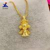 Venda por atacado bronze banhado a ouro Angel Love pingente imitação de joias de ouro fabricantes fornecimento físico direto senhoras pingente