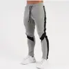 Novas calças esportivas masculinas transfronteiriças para corrida, fitness e uso casual, com cordão, calças de treino justas, calças casuais elásticas, corte slim