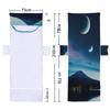 Suministro directo de fábrica funda de microfibra para silla de playa toalla reclinable toalla de playa bolsa impresión digital paisaje funda para reclinable