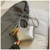 Bolso de Cubo Retro Estilo Coreano 2026 Modelo Nuevo de Primavera Bolso de Hombro Cruzado de Alto Valor Bolso de Moda para Viajes Diarios para Mujeres