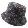Sombrero de Pescador Tie-Dye de Venta Caliente Transfronteriza para Exportación Sombrero de Cubeta de Doble Cara para Mujer Sombrero de Sol con Estampado de Graffiti 3D para Calle de Otoño