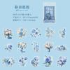 Saco de adesivo de pássaro italiano etori PET Nancheng série de flores pequena planta retrô fresca mão tenda goo cartão adesivos decorativos