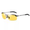 Óculos de Sol Polarizados com Mudança de Cor 3043 Masculino para Exterior, Dirigir, Ciclismo, Pesca, Espelho para Motorista, Espelho para Visão Noturna, Óculos de Sol Dia e Noite