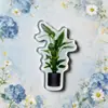 Plantas en Maceta para el Hogar Imanes de Nevera Acrílicos Decoración Creativa Plantas Frescas Flores Serie de Jarrones de Plantas Verdes con Forma Especial En Stock