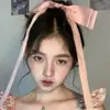 Pinza para el pelo con lazo azul bebé estilo ballet de niña francesa Pinza para el pelo en la parte posterior de la cabeza Pinza superior de cinta para niña dulce Accesorios para el cabello