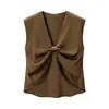 Estilo Europeo y Americano Transfronterizo Z Nueva Moda Elegante Ropa para Mujer al por Mayor Top con Adornos Textura de Satén de Seda 3897068