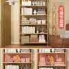 Estante de Almacenamiento Multicapa, de Pie para Cocina, Hogar, Bambú Simple Pequeño Estrecho Estantería, Estante para Snacks, Estante de Almacenamiento