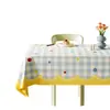El mantel de comedor dopamina es impermeable, resistente al aceite, lavable y resistente al calor. El mantel de mesa de PVC tiene un tacto de lujo ligero y de alta gama, adecuado para la mesa de centro de la sala de estar.