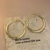Pendientes Circulares Geométricos de Aguja de Plata Transfronterizos, Simples y de Moda, Versátiles, Estilo Minimalista, Únicos y Elegantes, Pendientes de Gama Alta