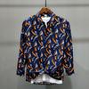 L850 Hawaii Beach Camisa de Flor Masculina Solta Hong Kong Estilo Retro Ruffian Camisa Bonita Jaqueta Masculina Desgaste Masculino