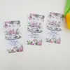 Tarjeta de Agradecimiento Navideña de Cumpleaños en Inglés para Amazon, Tarjeta de Felicitación Escrita a Mano, Postal de Flores, Tarjeta de Agradecimiento
