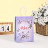 Bolsa de papel Kraft al por mayor de Amazon con letras en inglés, bolsa tote de regalo, bolsa para empaque de dulces para fiesta de cumpleaños