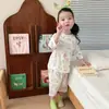 Pijama Infantil Feminino Verão Manga Curta Fino Desenho Animado Menina Crianças Médias e Grandes Verão 2025 Novo Estilo Roupa de Casa Roupa Externa