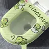 Alfombrilla Gruesa Caliente para Inodoro de Invierno, Universal para Todas las Estaciones, Hogar de Dormitorio Impermeable para Inodoro, Sin Lavado, Limpiable con Paño y Almohadilla Adhesiva para Asiento