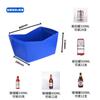 Cubo de Hielo de Plástico Unido Seleccionado Cuidadosamente Marco para Cerveza Cesta para Cerveza Cubo para Cerveza Cuadrado Cubo para Cerveza en Forma de V Impreso con Logotipo