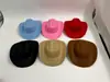 Suministro sombrero de vaquero especial sombrero pequeño juguete sombrero pequeño accesorios para el cabello sombrero tarjeta para el cabello sombrero mini sombrero