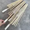 Marco de sombrilla de papel de aceite para manualidades, sombrilla floral de estilo antiguo, accesorio para fotografía, pétalos de flores, sombrilla tejida creativa ambiental hecha a mano