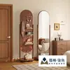 Espejo para Ropa con Tablero Perforado, Espejo de Cuerpo Entero Giratorio, Espejo Removible de Piso a Techo, Perchero para Ropa para el Hogar, Espejo Integrado, Espejo de Vestir