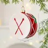 Melhor Venda da Amazon Enfeites de Bola com Formato Especial de Natal Cenário de Natal Decoração de Árvore de Natal Pingente de Homem Velho Trem