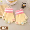 Guantes Infantiles Otoño e Invierno Terciopelo Engrosados Manoplas Conejo Bebé Dedos Separados Lindos Guantes Tejidos para Niños y Niñas Fabricante