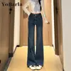 Jeans Acampanados Negros para Mujer en Otoño e Invierno Nuevo Talla Grande mm Gorditas Cintura Alta Efecto Adelgazante Figura de Pera Pantalones Elásticos de Herradura