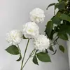 Flores Artificiales para Bodas: Crisantemo de Bola de 4 Cabezas, Rosa Copo de Nieve, Hibisco, Arreglo Floral para Salón de Bodas, Guía de Flores, Arreglo Floral, Hortensia