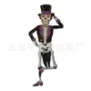 Halloween articulación móvil papel de algodón no tejido tarjeta colgante de calavera Bar discoteca accesorios de diseño de escena de terror